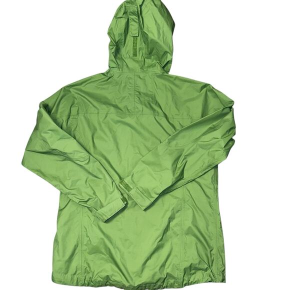 L.L Bean women's Nylon hooded green light weight  jacket size small - Picture 2 of 4